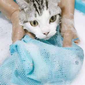 Mesh Bathing Bag Grooming Washing Bath Scratching & Bite Restraint Supplies Nail Cutting-Catnip Beasts