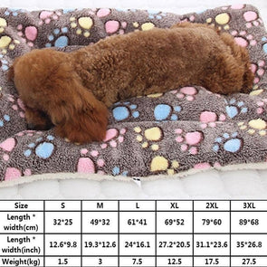 Sleeping Mat Thickened Soft Wool Blanket Portable Washable Warm Carpet-Catnip Beasts