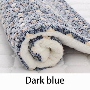 Sleeping Mat Thickened Soft Wool Blanket Portable Washable Warm Carpet-Catnip Beasts