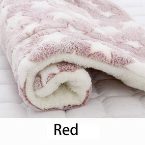 Sleeping Mat Thickened Soft Wool Blanket Portable Washable Warm Carpet-Catnip Beasts