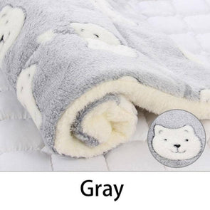 Sleeping Mat Thickened Soft Wool Blanket Portable Washable Warm Carpet-Catnip Beasts