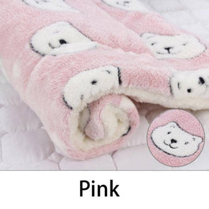 Sleeping Mat Thickened Soft Wool Blanket Portable Washable Warm Carpet-Catnip Beasts