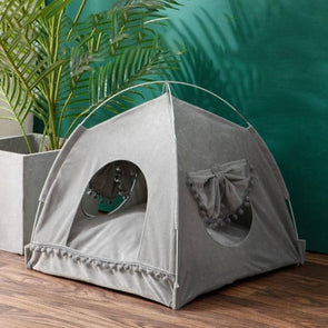 Pet Tent House Portable Thick Cushion Outdoor Indoor Portable-Catnip Beasts