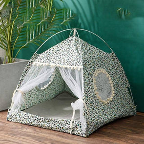 Pet Tent House Portable Thick Cushion Outdoor Indoor Portable-Catnip Beasts