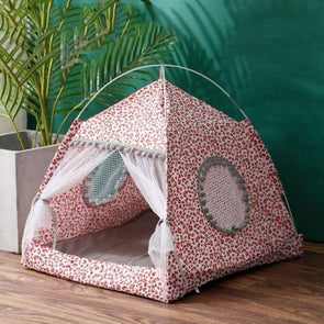 Pet Tent House Portable Thick Cushion Outdoor Indoor Portable-Catnip Beasts