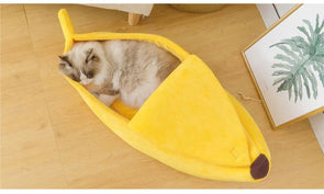 Funny Banana Cat Bed Cute Durable Portable Basket Multicolor-Catnip Beasts